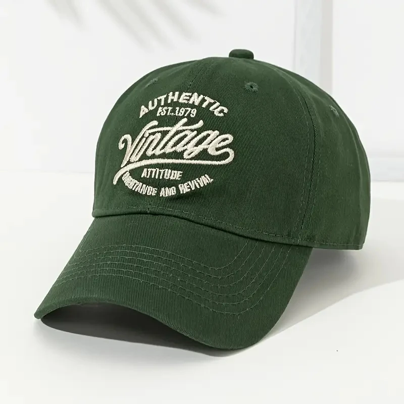 1 unisex embroidered letter baseball cap, casual cap, fashionable all men's and women's cap