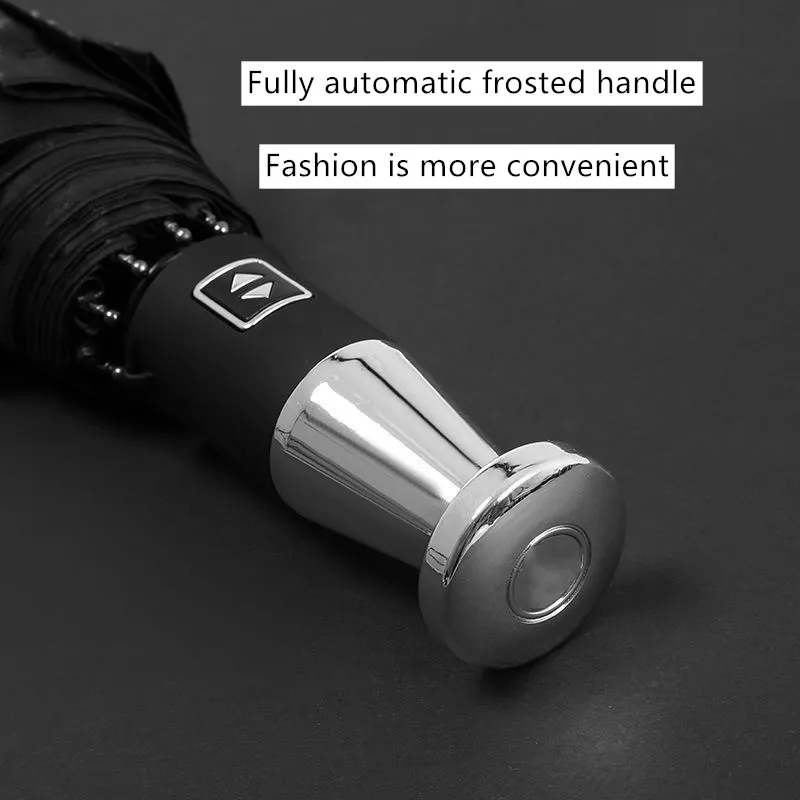 For Mercedes-benz BWM Audi Luxury Car Fully Automatic Folding Three-fold Advertising Business Umbrella
