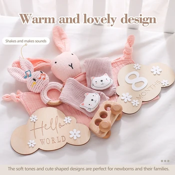 Bath Set Rabbit Rattle - Wooden Toys 5
