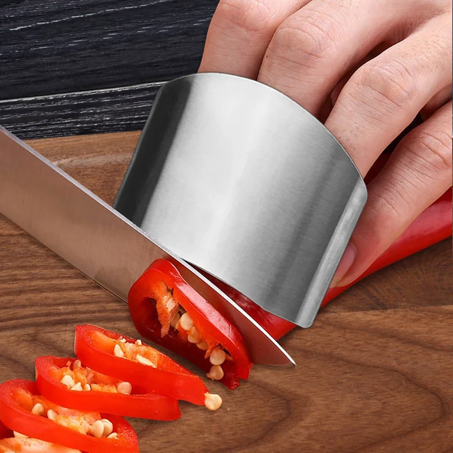 Stainless steel finger protector Cutting meat and vegetables finger safety fingerboard multi-functional kitchen tool accessories