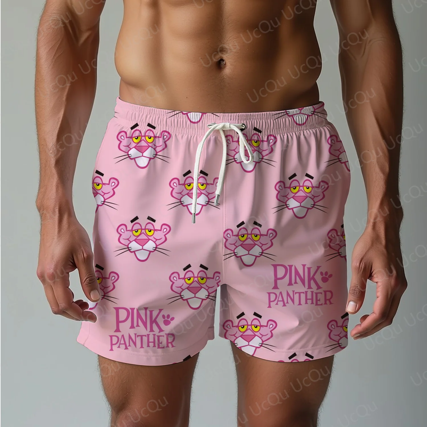 The Pink Panther Sleep Pajama Pants Oversized Adult/Kids Drawstring Pajama Short 3D Printed Beach pants Shorts kids pants men sleep pants