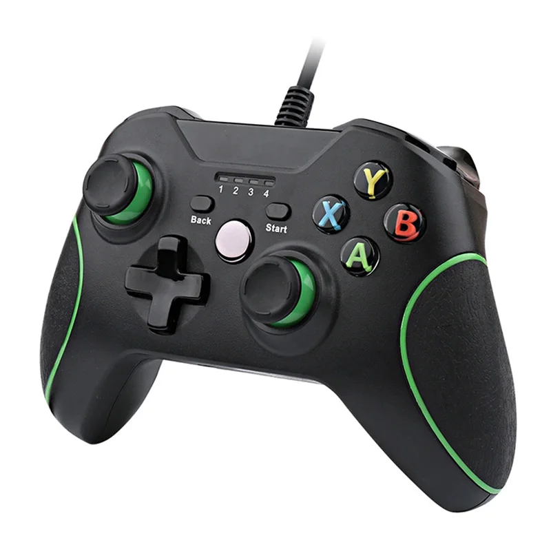 Drop Shipping USB Wired Gamepad for Xbox One Controller Dual Motor Vibration for Xbox One Control PC / Laptop Windows 7/8/10