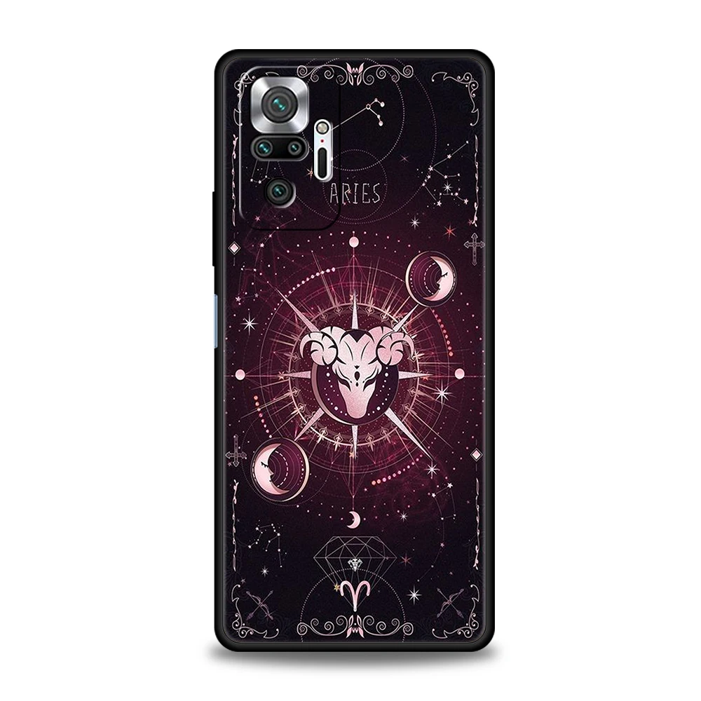 Constellation Virgo Aries Phone Case Cover for Redmi 14C 10C Note 14 13 12 10 11 Pro Plus 7 8T K40 K50 Gaming Pro Plus 5G Shell – Detail 3