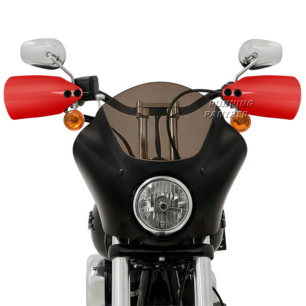 Motorrad Hand Schild Schutz Griff Handschutz Schutz Für Harley Softail Low Rider ST117 FXLRST Deluxe FLDE Street Bob 18-23 – Detail 12