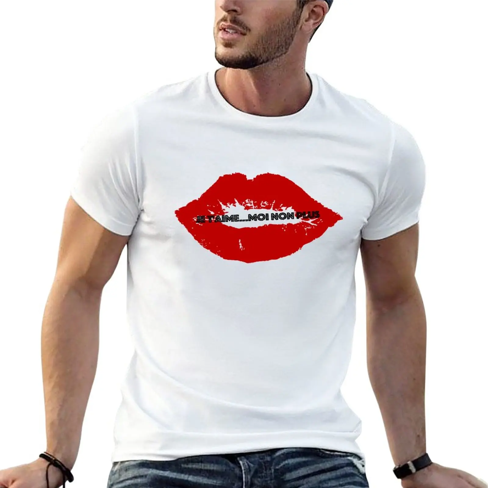 

New Je T'aime...Moi Non Plus T-Shirt quick drying shirt summer clothes graphics t shirt Short sleeve tee men