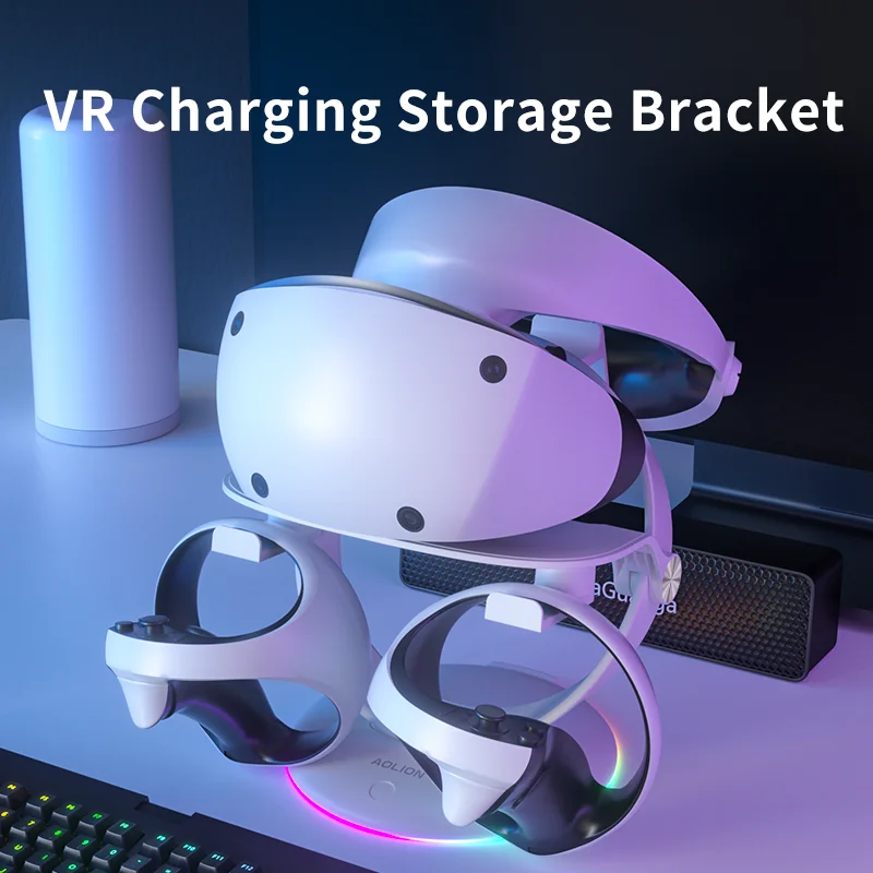 VR Charging Bracket for Oculus Quest2 Hanging Storage Rack for Meta Pro