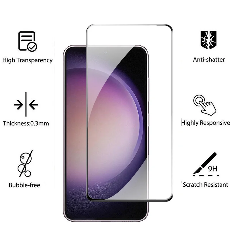 samsung s24 Glas, s24 ultra screenprotector voor Samsung Galaxy S23 screen protector Samsung s24 ultra Aangemaakt Glas samsung s23 fe s20 s21 s22 plus Schermbeschermer Samsung S22