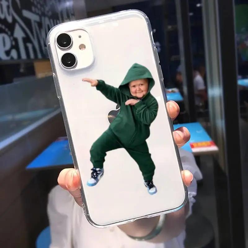 Babaite Funny Hasbulla Transparent Phone Case - Soft TPU Cover