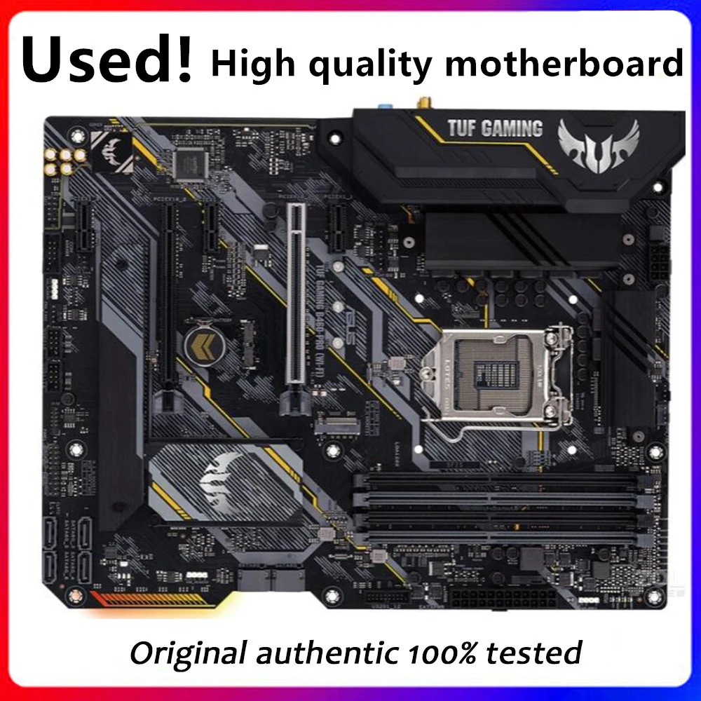 Scheda Madre Usata Per Asus Tuf Gaming B460-Pro (Wi-Fi) Scheda Madre Desktop Originale Intel B460 Lga 1200 I7/I5/I3 Usb3.0 M.2