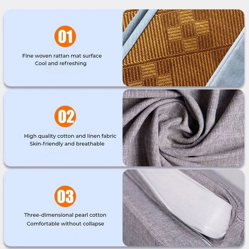 Car Rear Sleeping Pad Folding Extension Board Car Travel Bed Folding Bed Non Inflatable Camping Office Rest Mat With Pillow