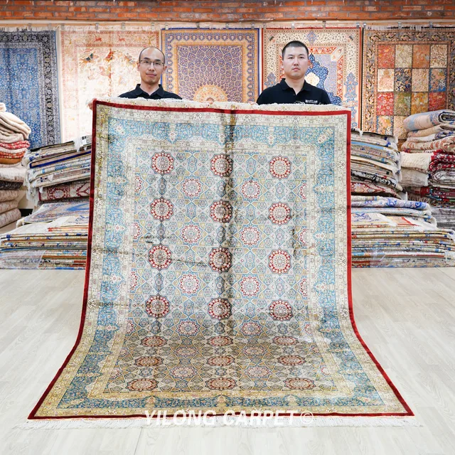 2.5'x4' Silk Area Incredible 100% Persian Hand Knotted Tianjiang Silk Rug  (TJ387A) - AliExpress