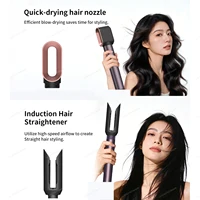 Brosse Soufflante Multi-Fonctions 30/40mm avec Baril Auto-Bouclant et Lisseur pour Cheveux Bouclés 4