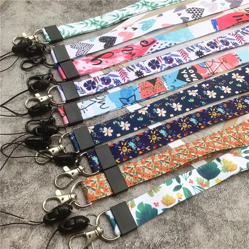 Correa Para Llavero Con Correa Para El Cuello, Tira Para Llavero Con 3 Accesorios, Impresión Completa A Doble Cara, Para Llaves, Portatarjetas De Identificación, Estuche Para Tarjetas De | En Línea