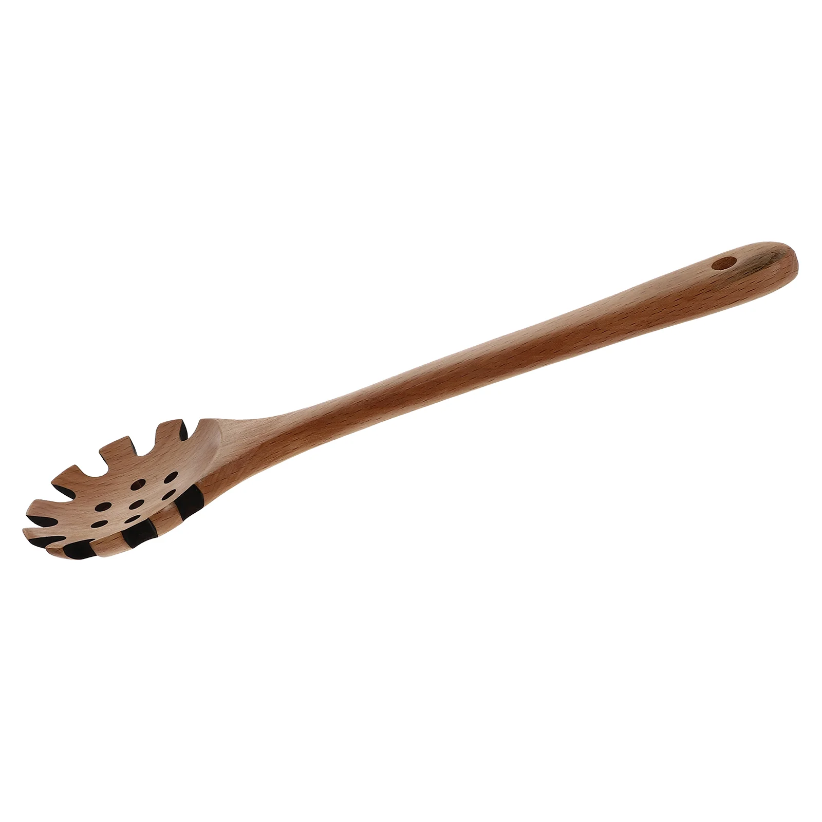 

1Pc Beech Noodle Spoon Kitchen Noodle Colander Noodle Filter (Wood Color)