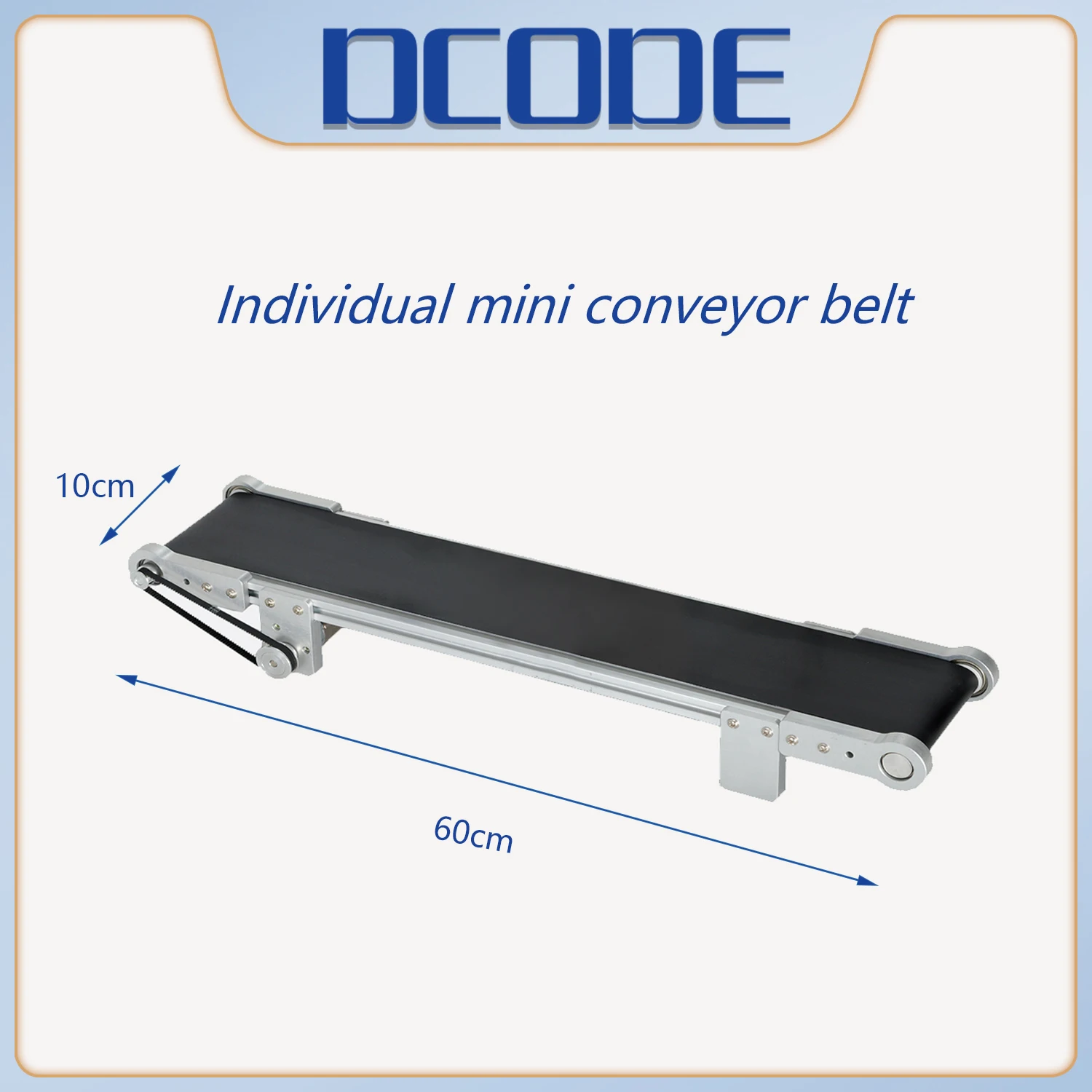 60CM MINI Conveyor Belt Aluminum Alloy TIJ Printer Adjustable Speed Assembly Lin