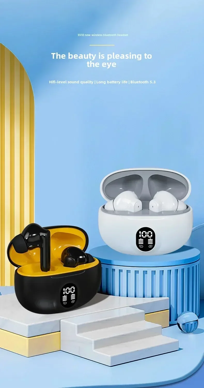 Description Picture 2 of itemOriginal 895B TWS Wireless Headphones Game Bluetooth Headphones with Microphone Noise Reduction High Fidelity Bass Earphones
