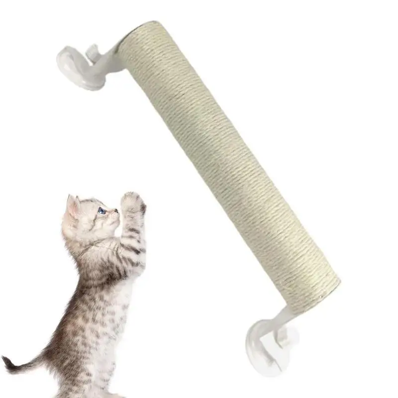 

Cat Climbing Pole Interactive Wall Mount Sisal Scratching Posts For Indoor Cats Cat Supplies Natural Sisal Rope Claw Scratcher