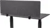 Stand Up Desk Store Refocus Raw Clamp-On Acoustic Desk Divider Mounted Privacy Panel To Reduce Noise And Visual Distractions 1