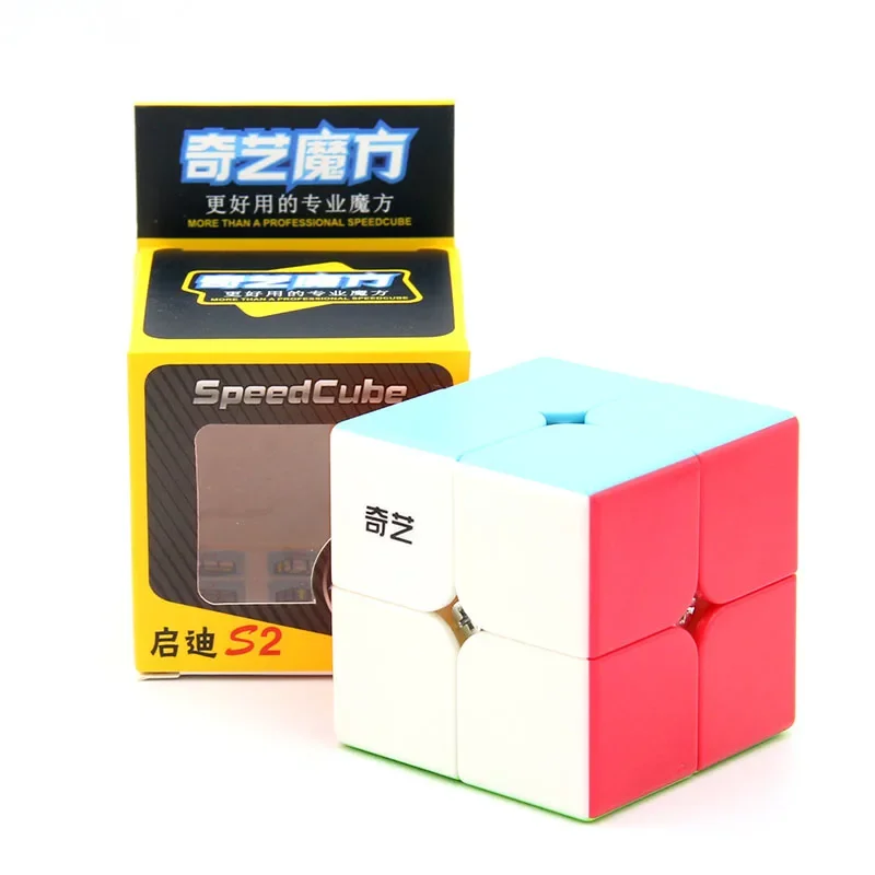 QYTOYS QiDi 2x2x2 магический куб MoFangGe 2x2 Нео скоростной извивающийся пазл головоломка для мозга Развивающие игрушки для детей