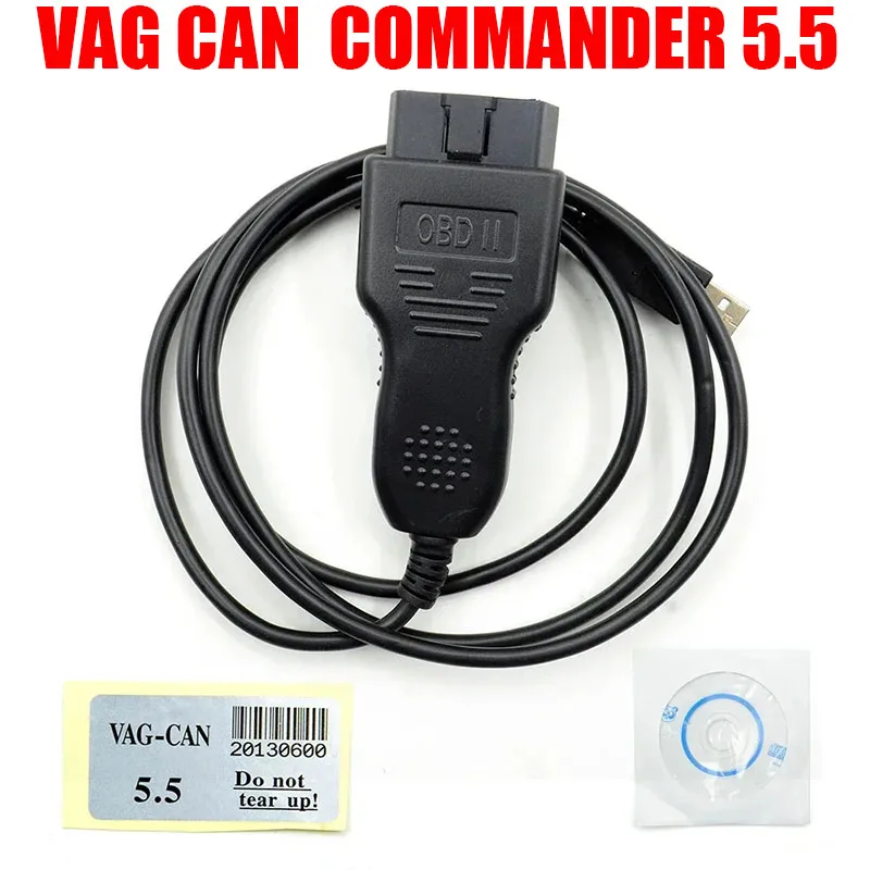 Car Diagnostic Vag Can Commander 5.5 + Pin Reader 3.9Beta Obd2 Scanner Per Audi/Skoda V-W Diagnostic Cable Tv-Funzione Di Attivazione