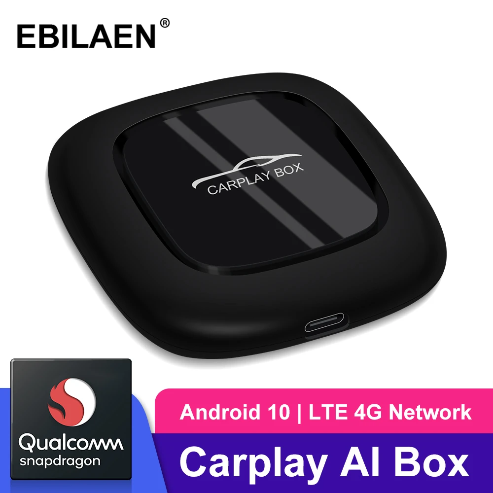 Android 10.0 Carplay Ai Box Car Multimedia Player 4G 64G Audio
