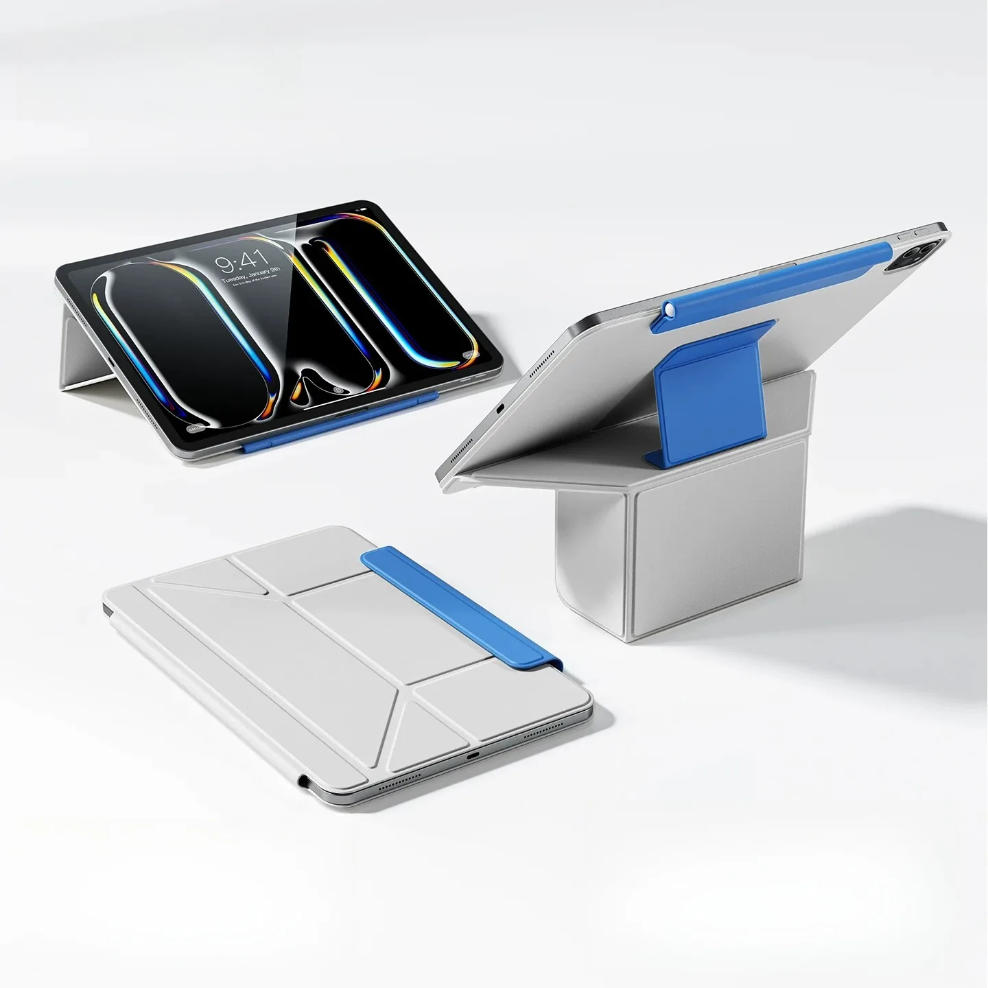 Dual-Color Double-Sided Magnetic Stand Case