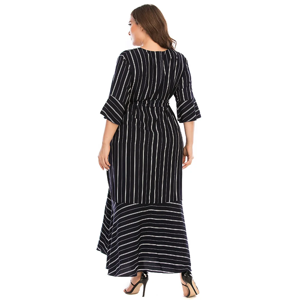 Рисунок 6 - Женское длинное платье в полоску