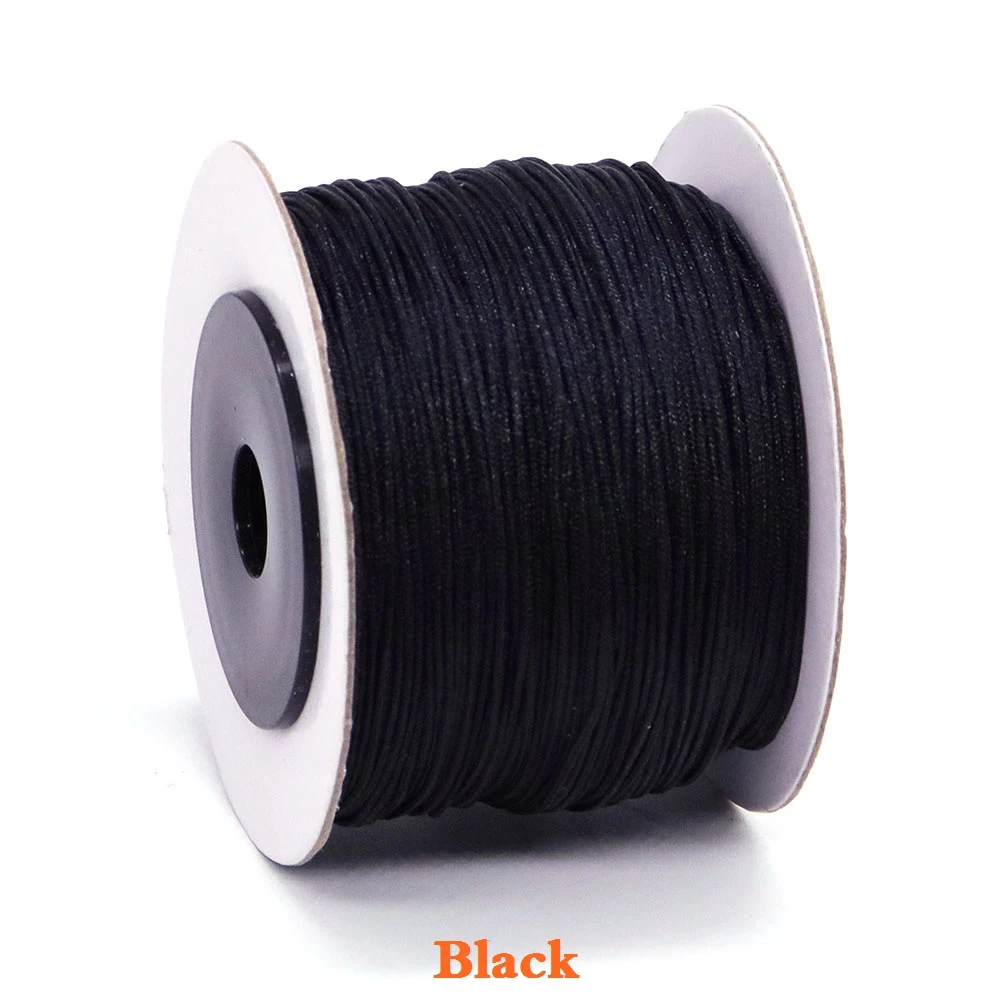 100-Yard 0.8mm Nylon Beading Cord for Jewelry Making and Crafts