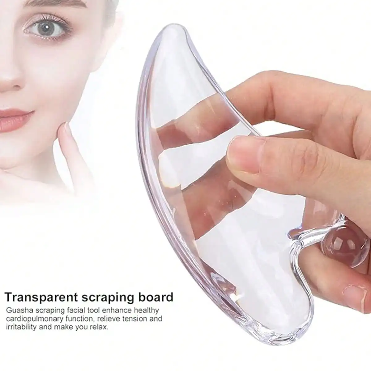 Buffalo Horn Gua Sha Board Massager Tool For Face And Body