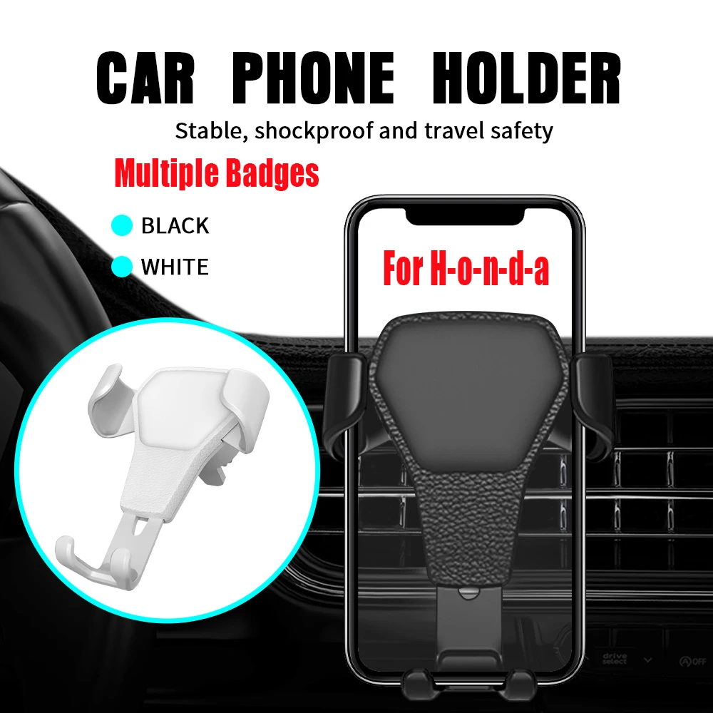 Universal Gravity Car Phone Holder Bracket Air Vent Clip Mount Stand For Honda CRV Odyssey Civic