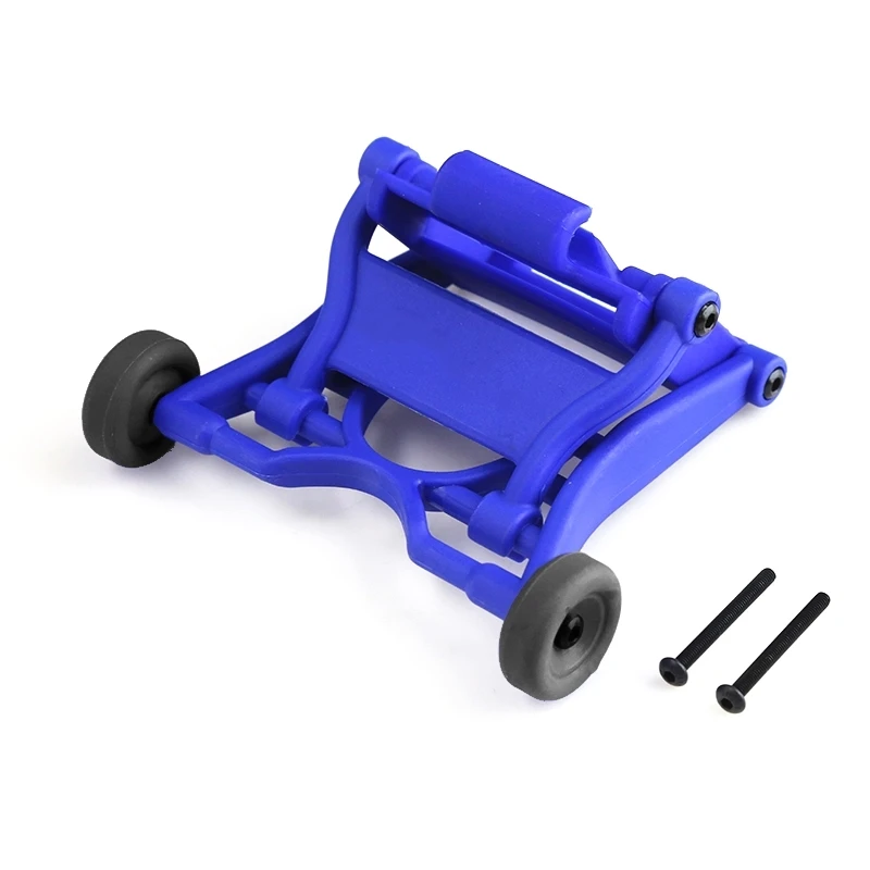 Barre de roue 4975 pour Traxxas T-Maxx E-Maxx RC, pièce de rechange en nylon, vue de côté avec reflets.