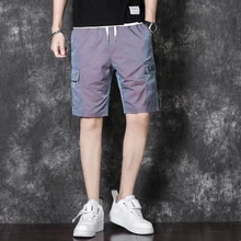 

2022Spring and Summer New Men's Large Pocket Drawstring Leisure Shorts