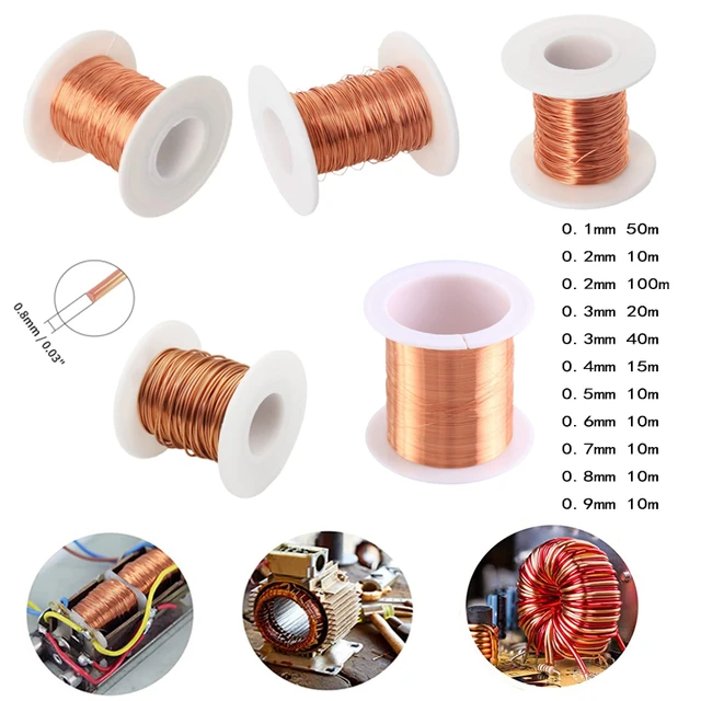 Fil de cuivre émaillé en polyuréthane, fil d'enroulement de bobine