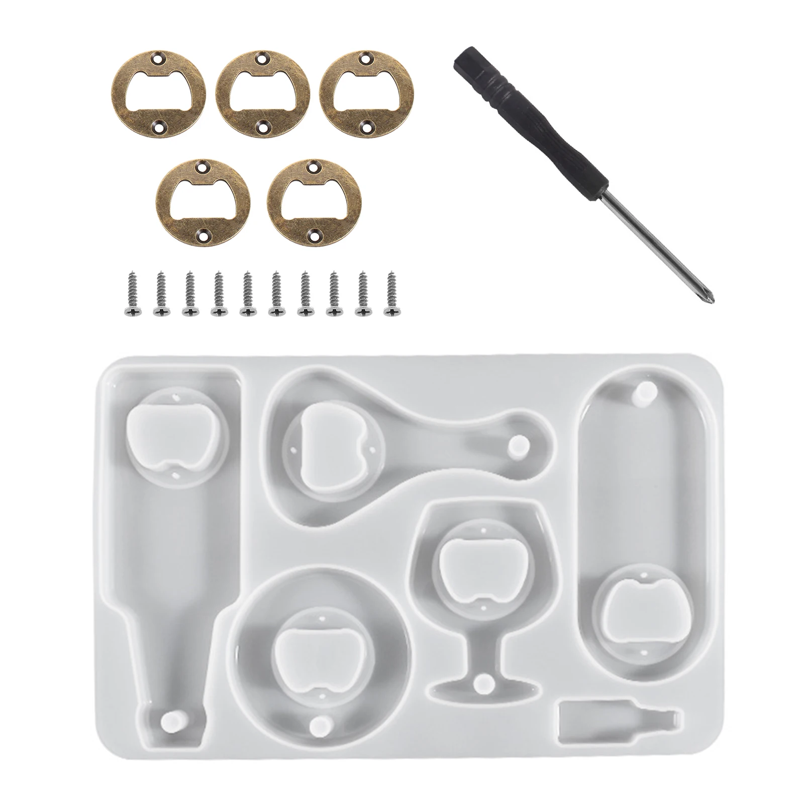 Deluxe DIY Resin Bottle Opener and Jewelry Casting Kit