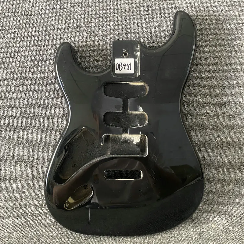 Lefty HSS Glossy Black Guitar Stratocaster Strat Style Body