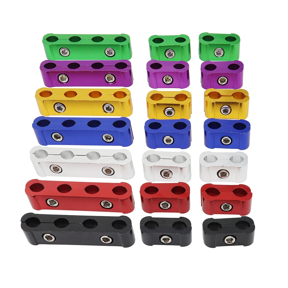 Car Spark Plug Electrical Wire Clamp Separator Line Ignition Cable Clip Auto Decoration 3pcs For 8MM/9MM/10MM Car Accesssories spark plug wire clamps