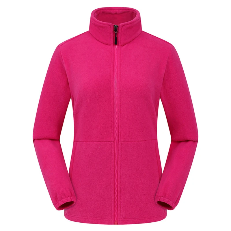 Women's Full Zip Polar Fleece Jacket Hiking Camping Outdoor Recreation Coat Zipper Pockets hiking jackets,waterproof hiking jackets,waterproof jacket,waterproof coats,softshell jackets,polar fleece jacket
