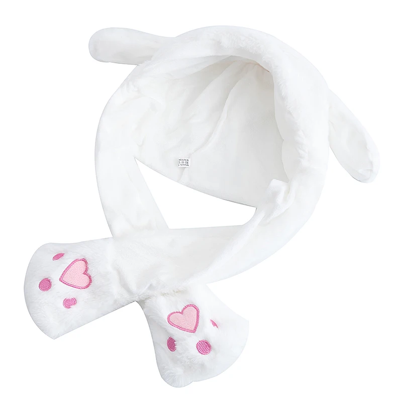 Hot Sale Unisex Ear Hat Funny Lovely Cat Animal Style Cute Ear Moving Up Cap Men Women Girls Rabbits Ears Plush Winter Hats ﻿