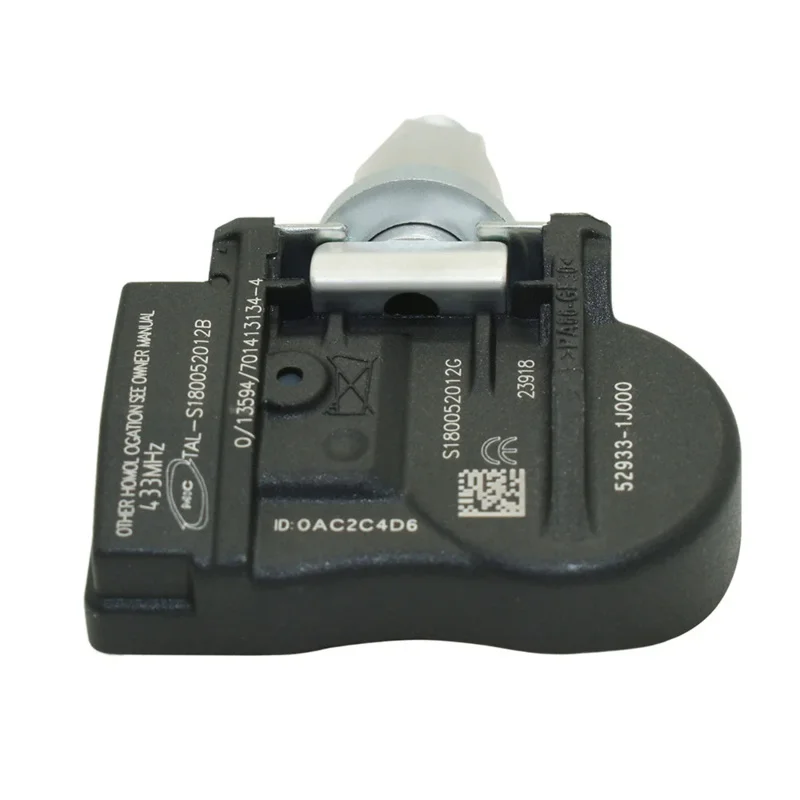 TPMS Ÿ̾ з ͸ ,  Ƽ  i20  ix20  529331J000 , 433MHZ 52933-1J000, 1/4PCs