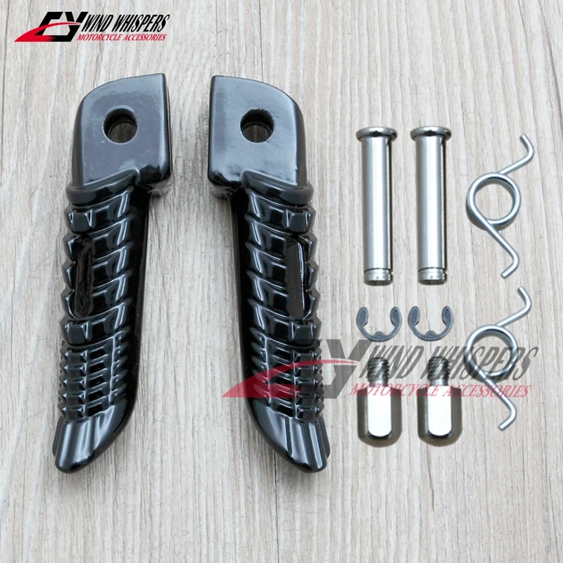 Motorcycle Front Rear Footrests Foot pegs For Suzuki GSXR 600 750 1000 GSXR600 GSXR750 GSXR1000 GSX1300R GSX1300 B-king Hayabusa motorcycle accessories motorcycle footrests motorcycle foot pedals