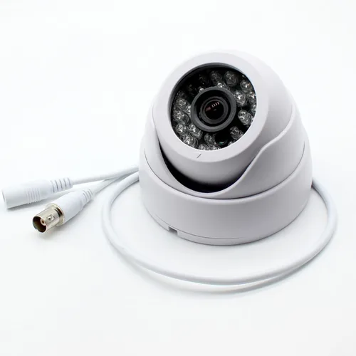 실내 돔 보안 IR 컬러 야간 투시경, HD 1080P 2MP AHD CCTV 카메라, 24LED 6