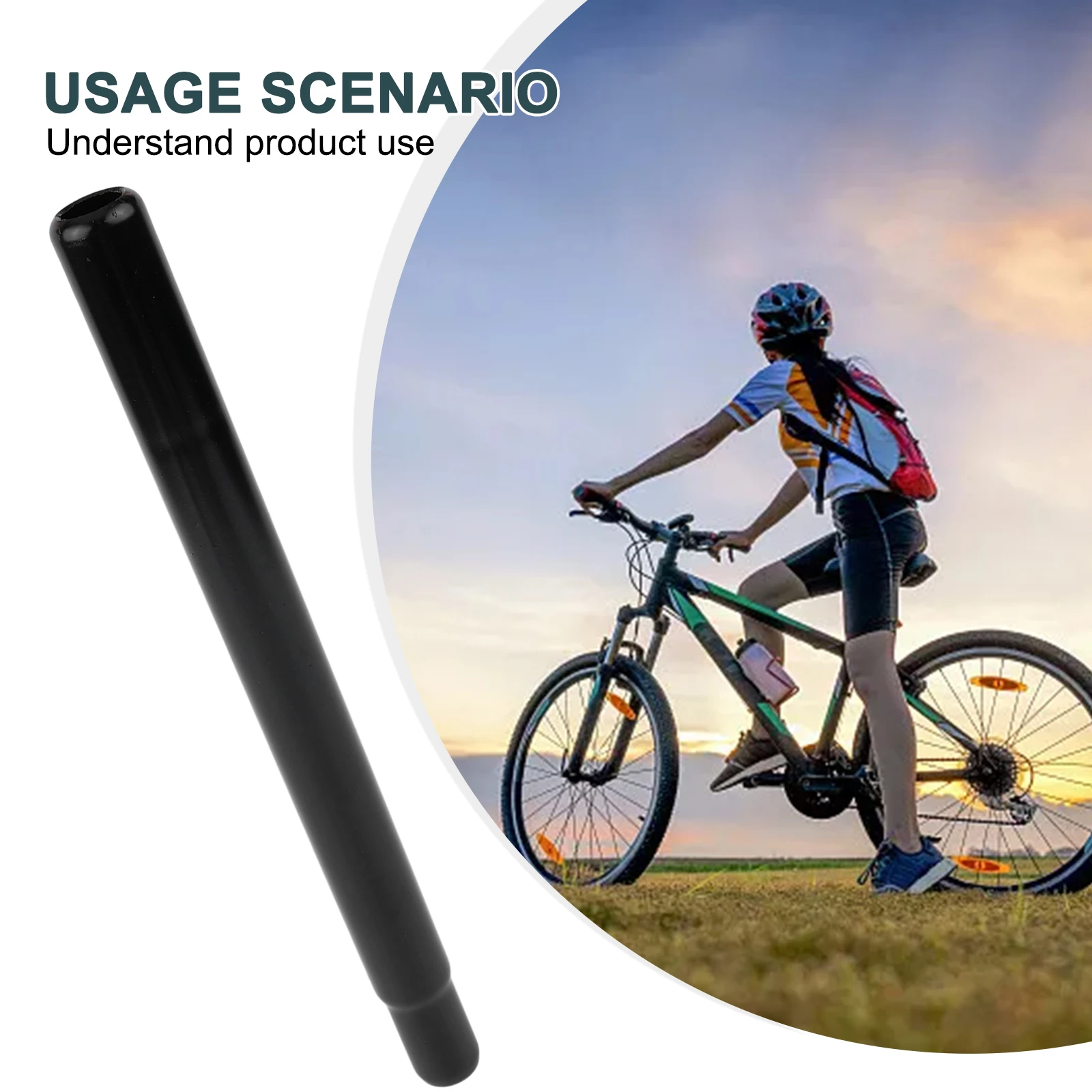 1 stücke Fahrrad Sattelstütze Stahl Rohr 25,4/27,2/28,6/31,8mm Kinder Fahrrad Stuhl Teile Kinder radfahren Wasserdichte Fahrrad Sattelstütze Teile – Detail 5