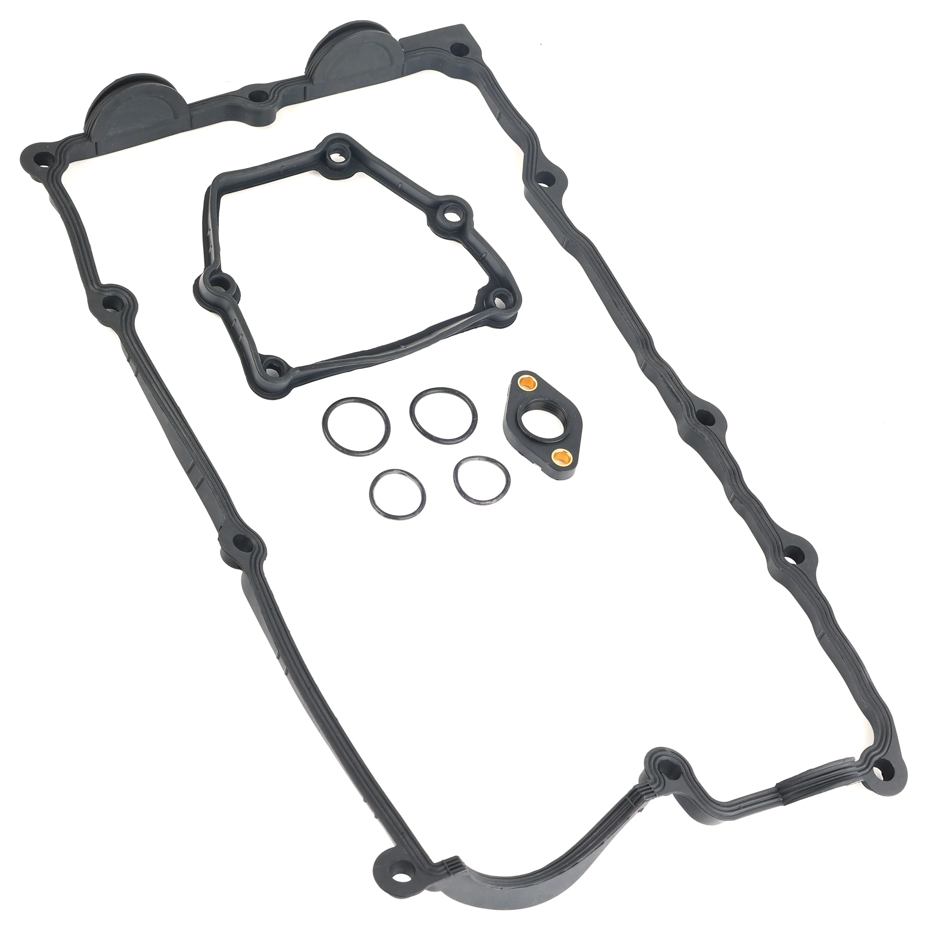 Valve Cover Gasket Set Rubber O Rings Aluminum Gasket Kits For BMW E87 120i E46 318i E90 320i X3 N46 N42 2001-2013