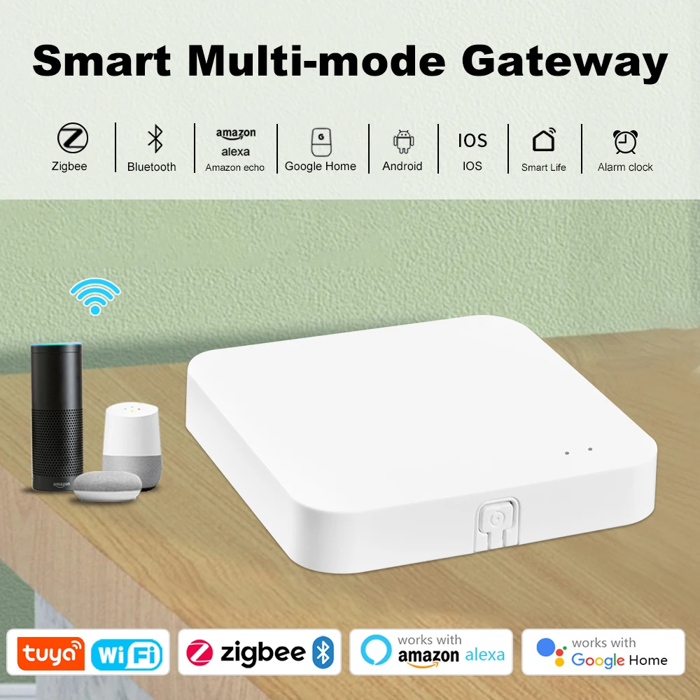 Tuya Zigbee 3.0 Gateway Hub Smart Home Wireless Bridge Work With Smart Life APP Remote Control Automation Intelligent Device