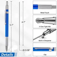 Superior-3X Mechanical Pencils Metal Marker With Builtin Sharpener For Pipe Fitter Welder Steel Construction Fabrication 5