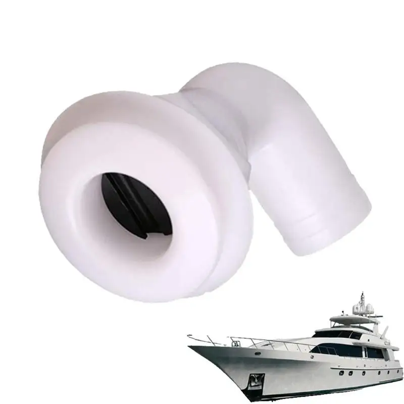 

90 Degree Marine Floor Drain Sewage Drainage Outlet Wear-resistant Yacht Drain Outlet Accessory Drain Marine Accessories For