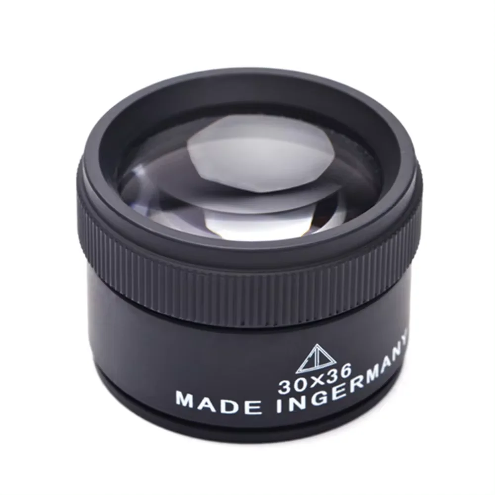 Magnifying Glass 30X Monocular K9 Optical Lens HD Mini Pocket Eye Loupe for Watch Jewelry Repair Tool