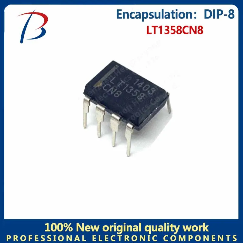 1 Stuks Lt1358cn8 Pakket Dip-8 Zeefdruk Lt1358 Hogesnelheidsversterker Chip