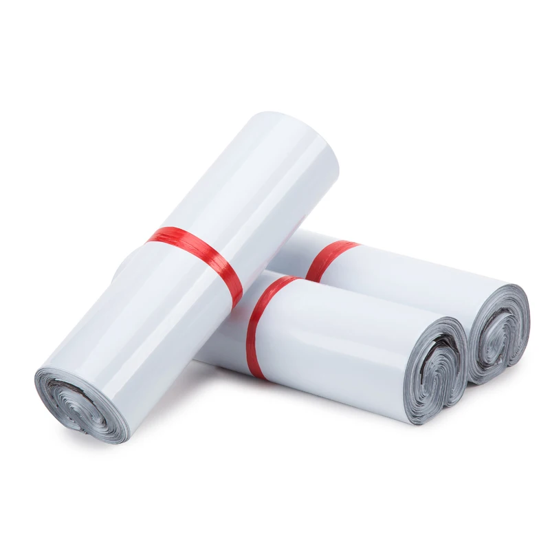 30-100pcs Opaque PE Plastic Express Envelope Storage Bags White Color Mailing Bags Self Adhesive Seal Courier Bag shipping bags 4