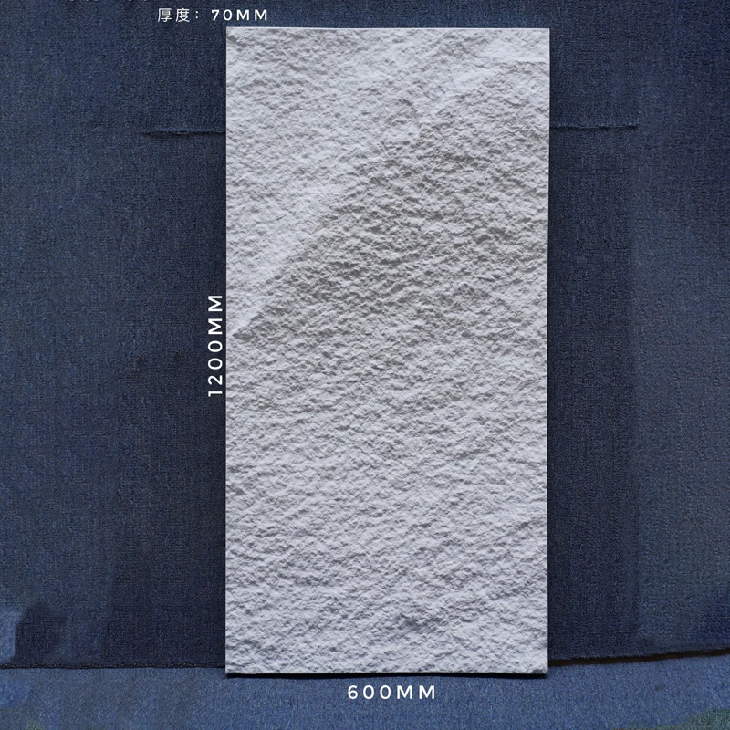 Сучасна 3D PU кам'яна стінова панель для інтер'єру зовнішнього оформлення стін вілли Поліуретановий штучний камінь Водонепроникний вогнетривкий